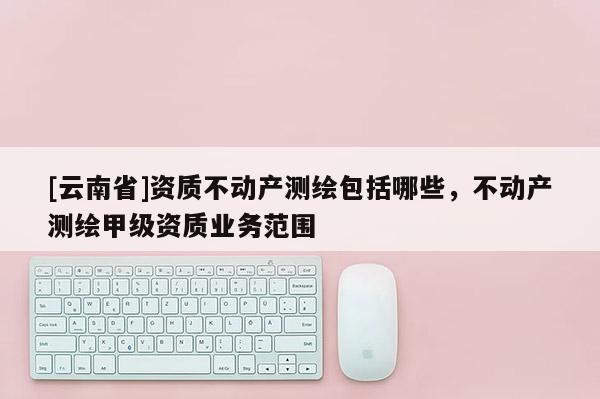 [云南省]資質(zhì)不動(dòng)產(chǎn)測(cè)繪包括哪些，不動(dòng)產(chǎn)測(cè)繪甲級(jí)資質(zhì)業(yè)務(wù)范圍