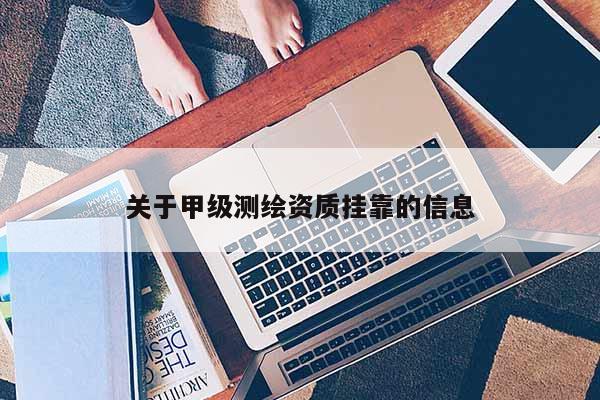 關(guān)于甲級(jí)測繪資質(zhì)掛靠的信息