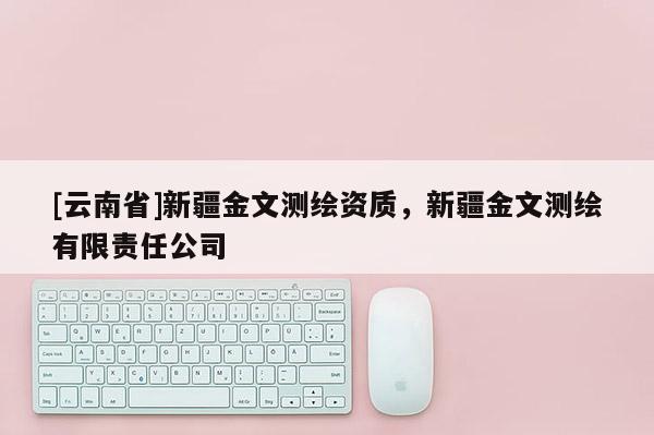 [云南省]新疆金文測繪資質，新疆金文測繪有限責任公司